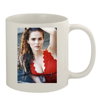 Zoey Deutch 11oz White Mug