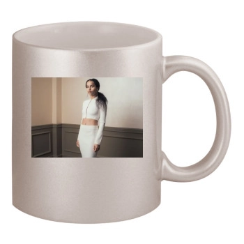 Zoe Kravitz 11oz Metallic Silver Mug