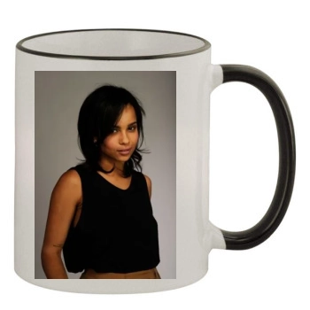 Zoe Kravitz 11oz Colored Rim & Handle Mug