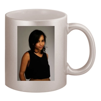 Zoe Kravitz 11oz Metallic Silver Mug