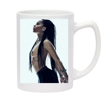 Zoe Kravitz 14oz White Statesman Mug