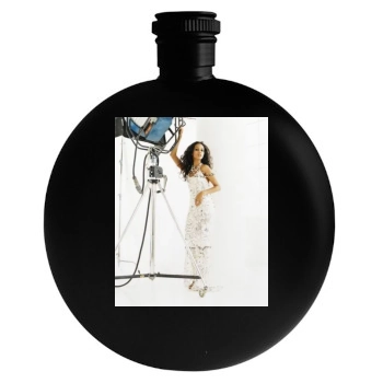 Zoe Saldana Round Flask