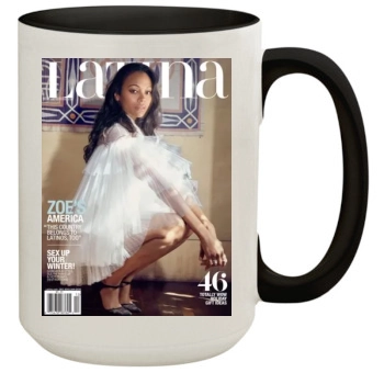 Zoe Saldana 15oz Colored Inner & Handle Mug