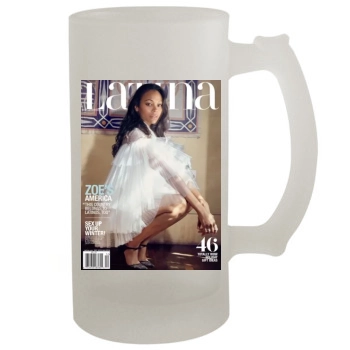 Zoe Saldana 16oz Frosted Beer Stein