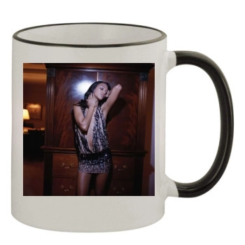 Zoe Saldana 11oz Colored Rim & Handle Mug