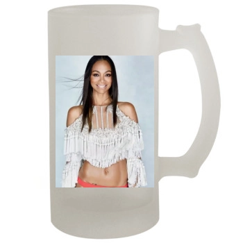 Zoe Saldana 16oz Frosted Beer Stein