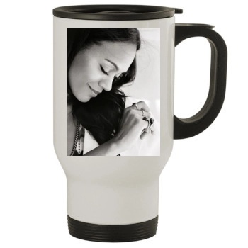 Zoe Saldana Stainless Steel Travel Mug