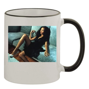 Zoe Saldana 11oz Colored Rim & Handle Mug