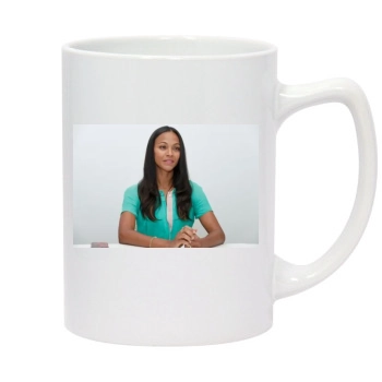 Zoe Saldana 14oz White Statesman Mug