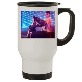 Zoe Saldana Stainless Steel Travel Mug