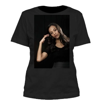 Zoe Saldana Women's Cut T-Shirt