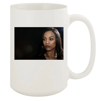 Zoe Saldana 15oz White Mug