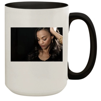 Zoe Saldana 15oz Colored Inner & Handle Mug