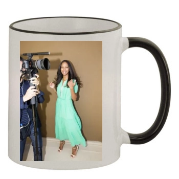 Zoe Saldana 11oz Colored Rim & Handle Mug