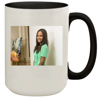 Zoe Saldana 15oz Colored Inner & Handle Mug