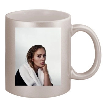 Adele 11oz Metallic Silver Mug