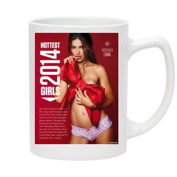 Adriana Lima 14oz White Statesman Mug