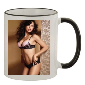 Adriana Lima 11oz Colored Rim & Handle Mug