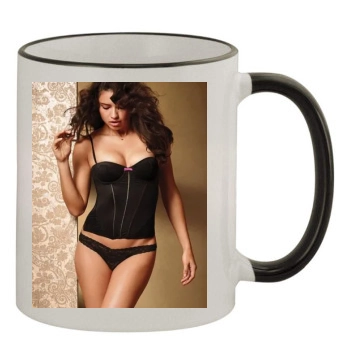 Adriana Lima 11oz Colored Rim & Handle Mug