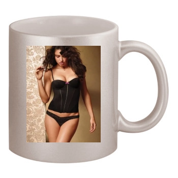 Adriana Lima 11oz Metallic Silver Mug