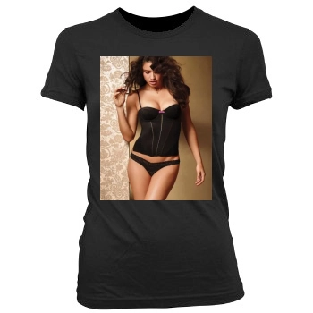 Adriana Lima Women's Junior Cut Crewneck T-Shirt