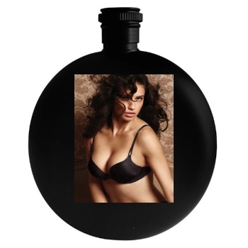 Adriana Lima Round Flask