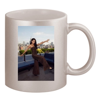 Adriana Lima 11oz Metallic Silver Mug