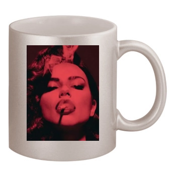 Adriana Lima 11oz Metallic Silver Mug