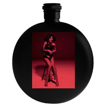 Adriana Lima Round Flask