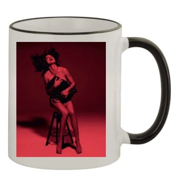Adriana Lima 11oz Colored Rim & Handle Mug