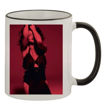 Adriana Lima 11oz Colored Rim & Handle Mug