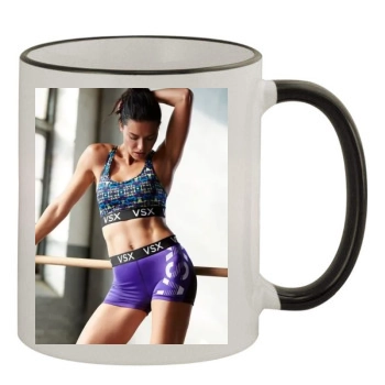 Adriana Lima 11oz Colored Rim & Handle Mug