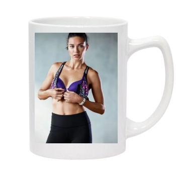 Adriana Lima 14oz White Statesman Mug