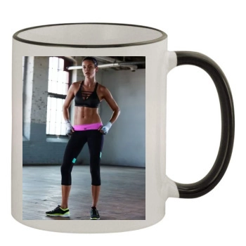 Adriana Lima 11oz Colored Rim & Handle Mug