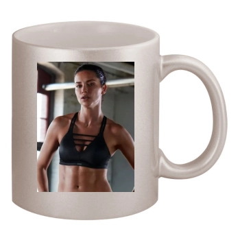 Adriana Lima 11oz Metallic Silver Mug