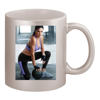 Adriana Lima 11oz Metallic Silver Mug