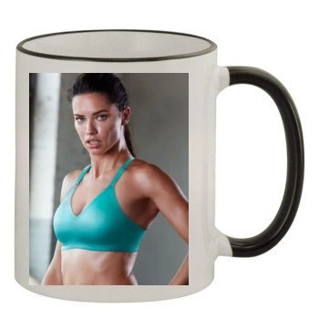 Adriana Lima 11oz Colored Rim & Handle Mug