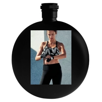 Adriana Lima Round Flask