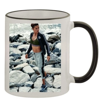 Adriana Lima 11oz Colored Rim & Handle Mug