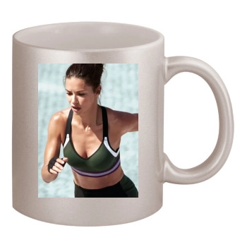 Adriana Lima 11oz Metallic Silver Mug