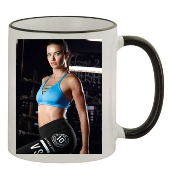 Adriana Lima 11oz Colored Rim & Handle Mug