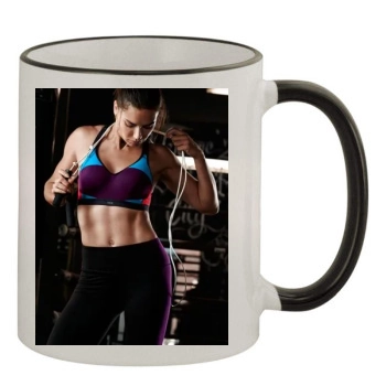 Adriana Lima 11oz Colored Rim & Handle Mug