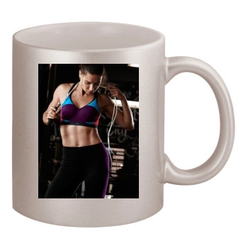 Adriana Lima 11oz Metallic Silver Mug