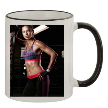 Adriana Lima 11oz Colored Rim & Handle Mug