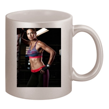 Adriana Lima 11oz Metallic Silver Mug