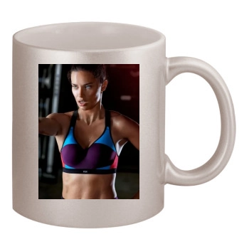 Adriana Lima 11oz Metallic Silver Mug