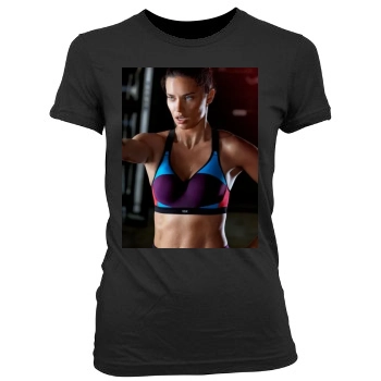 Adriana Lima Women's Junior Cut Crewneck T-Shirt