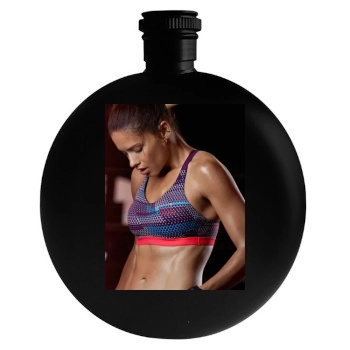 Adriana Lima Round Flask