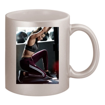 Adriana Lima 11oz Metallic Silver Mug