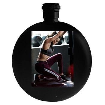 Adriana Lima Round Flask